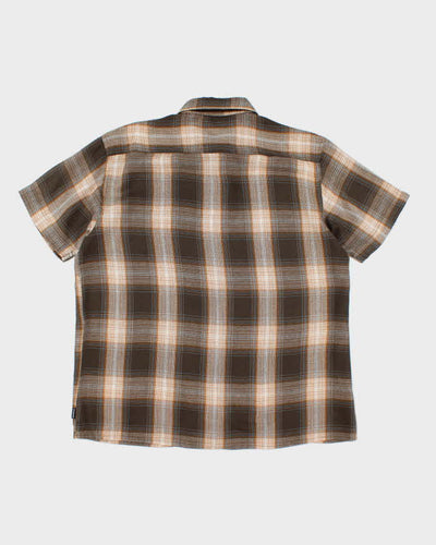 Vintage Dickies Woven Checked Short Sleeve Shirt - XL