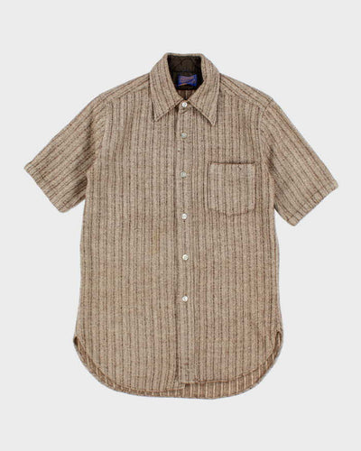 Vintage 70s Pendleton Wool Short Sleeve Shirt - M
