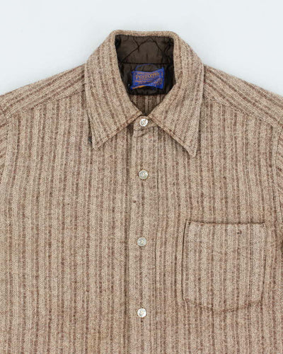 Vintage 70s Pendleton Wool Short Sleeve Shirt - M