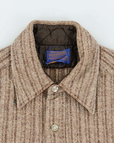 Vintage 70s Pendleton Wool Short Sleeve Shirt - M