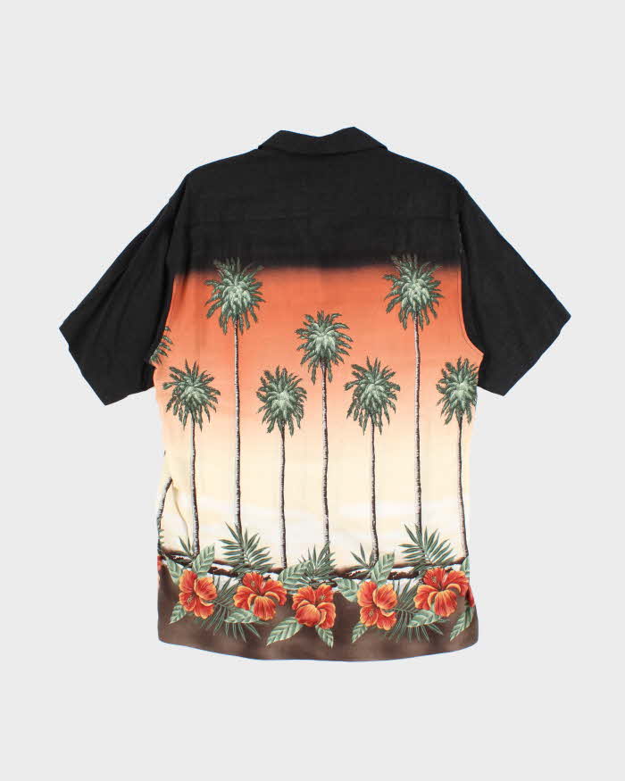 Vintage Y2K Dolce &amp; Gabbana Palm Tree Printed Hawaiian Shirt - L