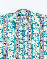 Vintage 90's Burberry Floral Printed Hawaiian Shirt - L