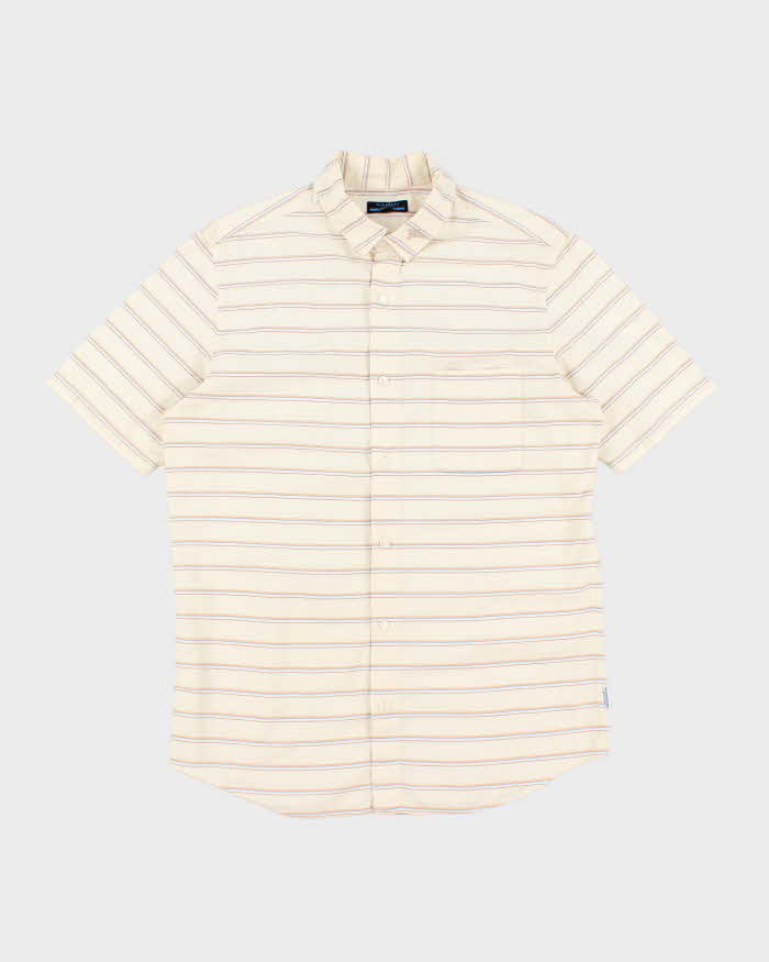 Vintage 90's Burberry Brit Horizontal Striped Shirt - L