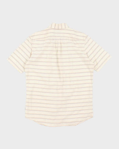Vintage 90's Burberry Brit Horizontal Striped Shirt - L
