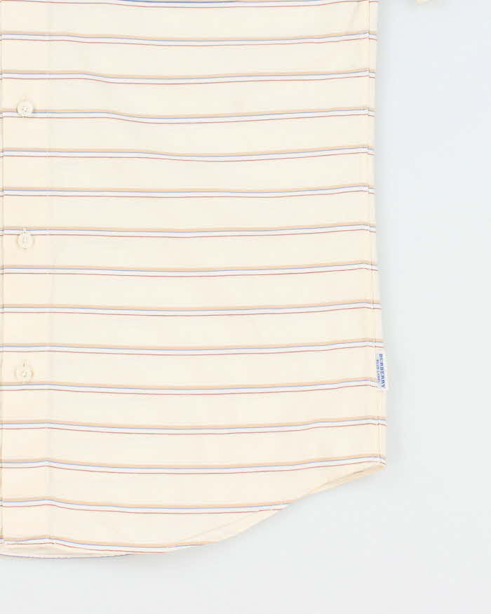 Vintage 90's Burberry Brit Horizontal Striped Shirt - L