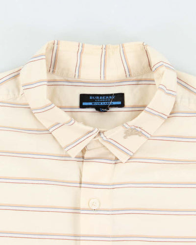 Vintage 90's Burberry Brit Horizontal Striped Shirt - L