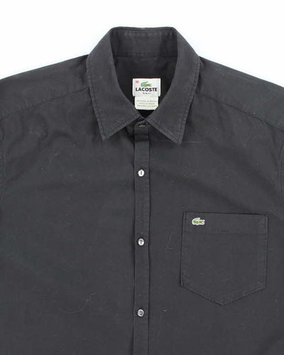 Vintage 2000's Lacoste Slim Fit Plain Shirt - M