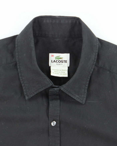 Vintage 2000's Lacoste Slim Fit Plain Shirt - M