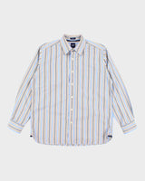 Vintage 2000's GAP Striped Long-sleeved Shirt - M