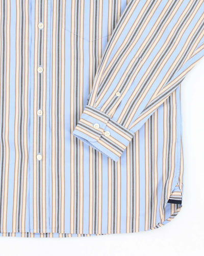 Vintage 2000's GAP Striped Long-sleeved Shirt - M