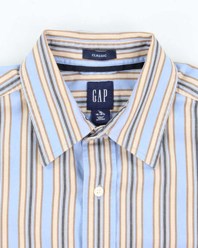 Vintage 2000's GAP Striped Long-sleeved Shirt - M
