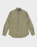 Vintage 2000's Ralph Lauren Slim Fit Checked Shirt - M