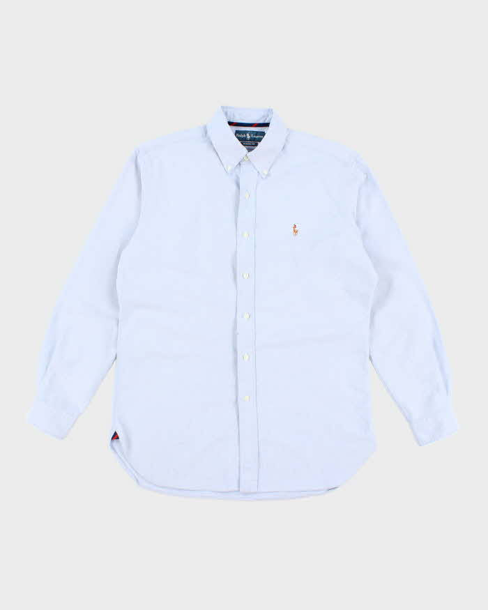 Vintage 2000's Ralph Lauren Plain Blue Shirt - M