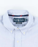 Vintage 2000's Ralph Lauren Plain Blue Shirt - M