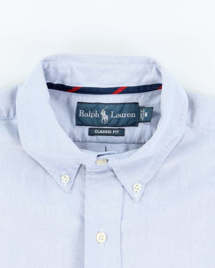 Vintage 2000's Ralph Lauren Plain Blue Shirt - M
