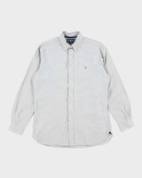 Vintage 2000's Ralph Lauren Plain Grey Shirt - M