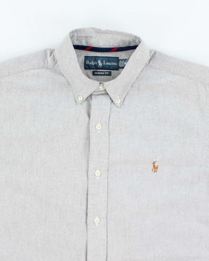 Vintage 2000's Ralph Lauren Plain Grey Shirt - M