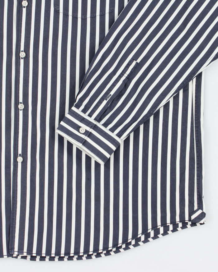 Vintage 2000's Lacoste Striped Button Up Shirt - L