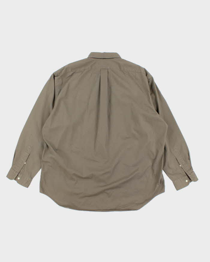 Vintage 90's Ralph Lauren Oversized Plain Button Up Shirt - XL