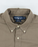 Vintage 90's Ralph Lauren Oversized Plain Button Up Shirt - XL