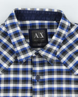 Vintage Y2K Armani Exchange Button Up Flannel Shirt - S