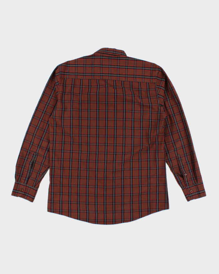 Vintage Y2K Lacoste Striped Button Up Shirt - M
