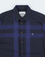 Vintage Y2K Vivienne Westwood Striped Button Up Shirt - M