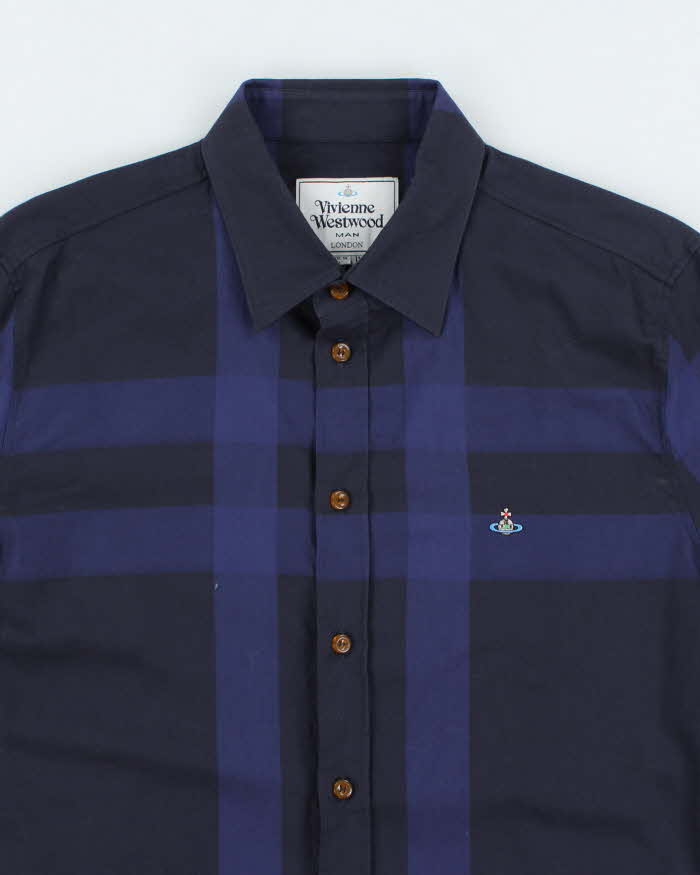 Vintage Y2K Vivienne Westwood Striped Button Up Shirt - M