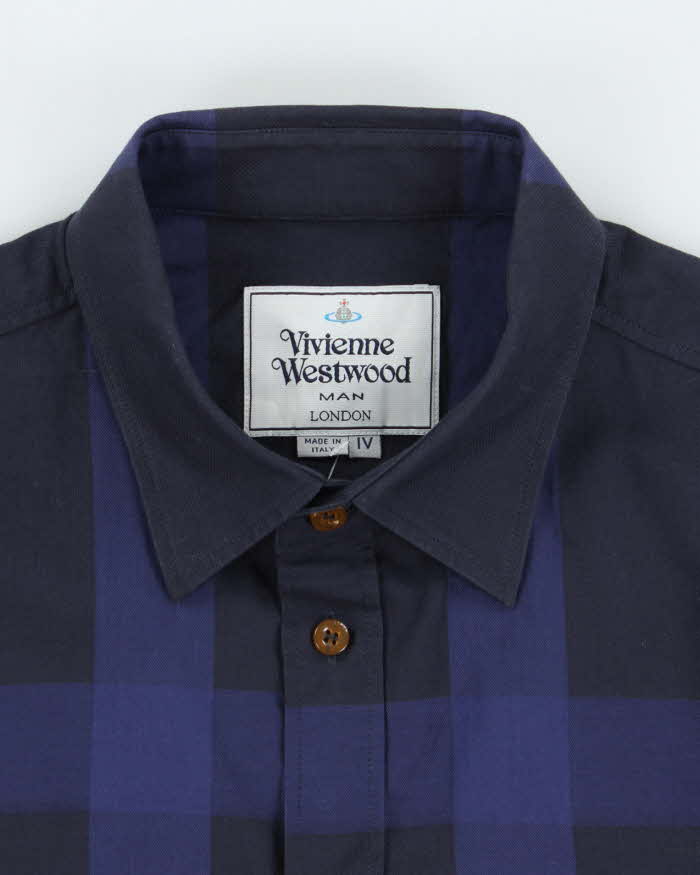 Vintage Y2K Vivienne Westwood Striped Button Up Shirt - M
