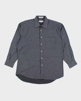 Vintage 2000's Christian Dior Plain Grey Shirt - L