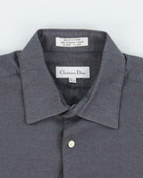 Vintage 2000's Christian Dior Plain Grey Shirt - L