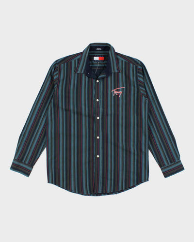 Vintage 2000's Tommy Hilfiger Striped Button Up Shirt - XL