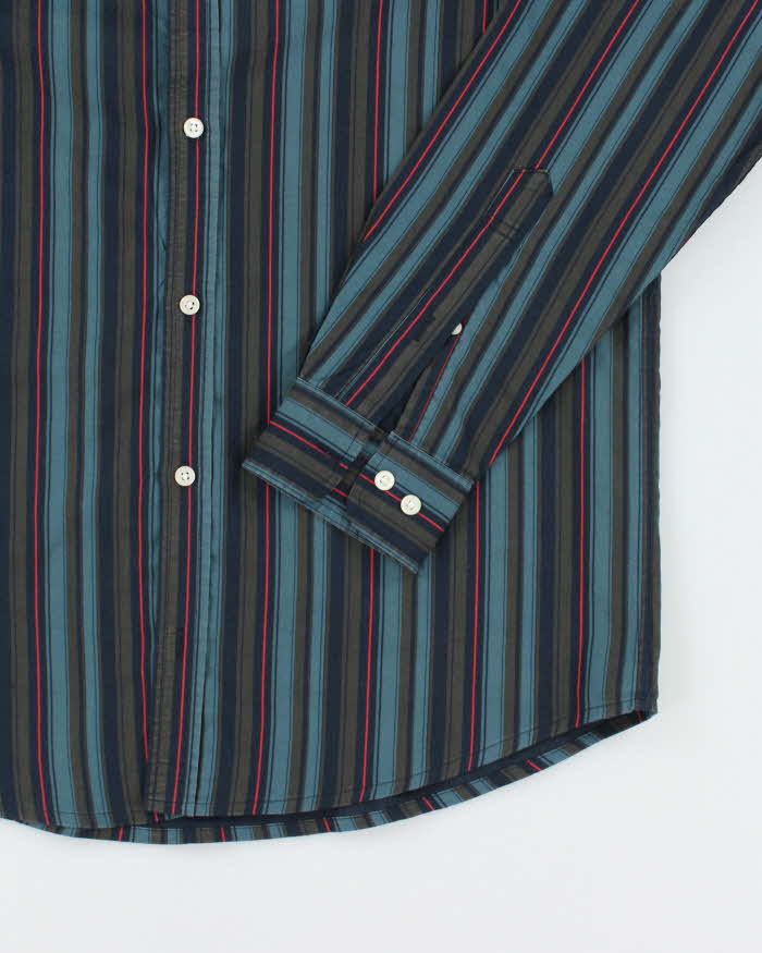 Vintage 2000's Tommy Hilfiger Striped Button Up Shirt - XL