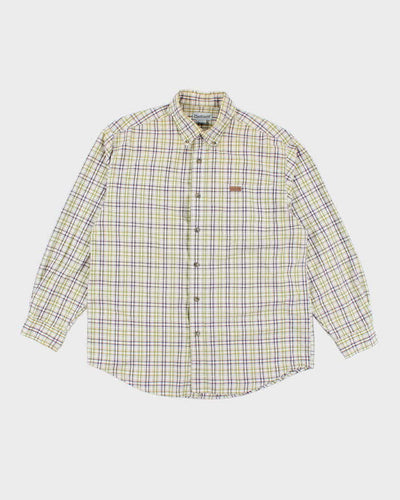 Vintage 2000's Carhartt Flannel Shirt Button Up Shirt - L