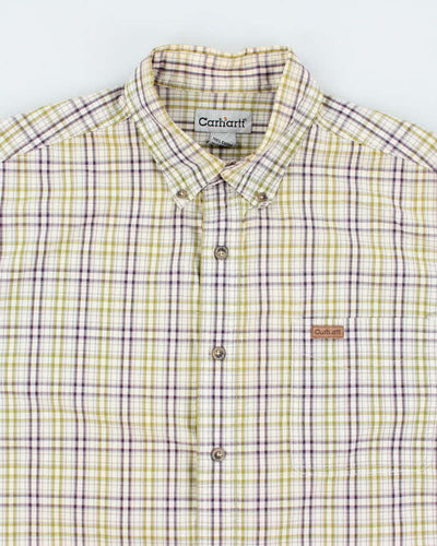 Vintage 2000's Carhartt Flannel Shirt Button Up Shirt - L