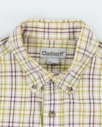 Vintage 2000's Carhartt Flannel Shirt Button Up Shirt - L