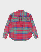 Vintage 2000's Stussy Button Up Flannel Shirt - M