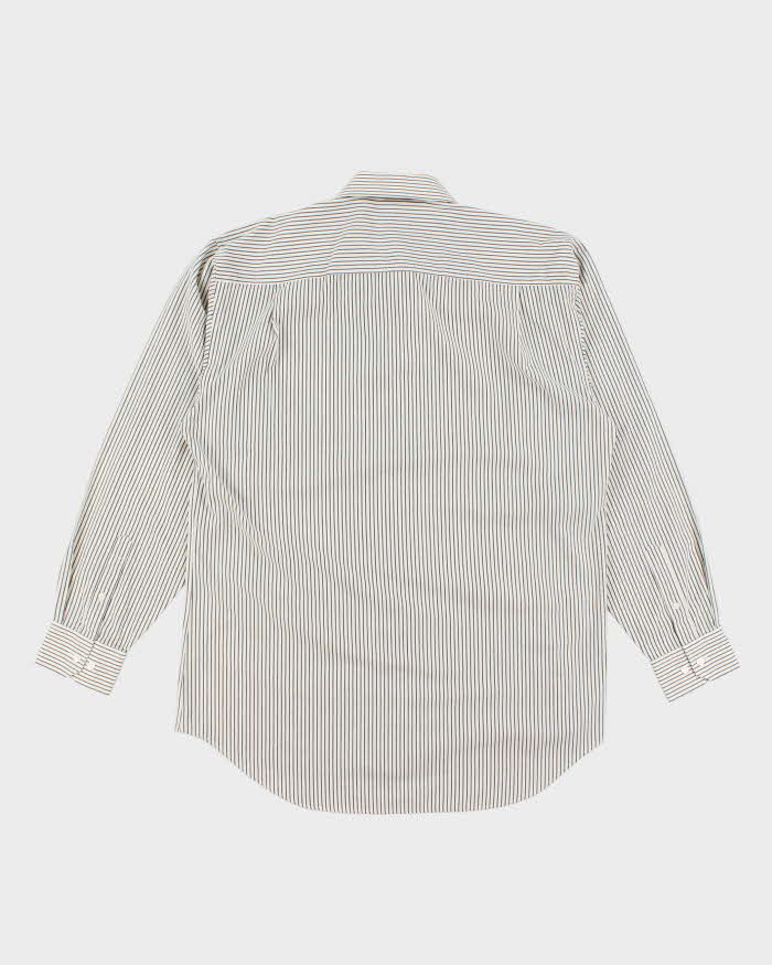 Vintage 2000's Balmain Striped Button Up Shirt - L