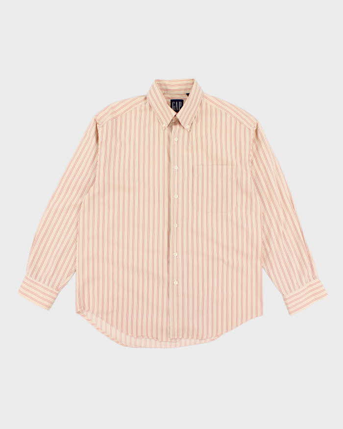 Vintage 2000's GAP Striped Button Up Shirt - L