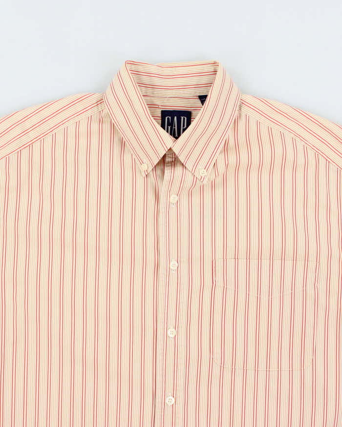 Vintage 2000's GAP Striped Button Up Shirt - L