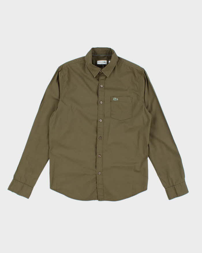 Vintage 2000's Lacoste Plain Button Up Shirt - M