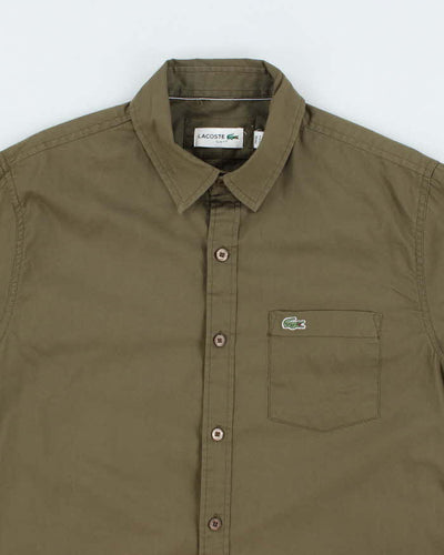 Vintage 2000's Lacoste Plain Button Up Shirt - M