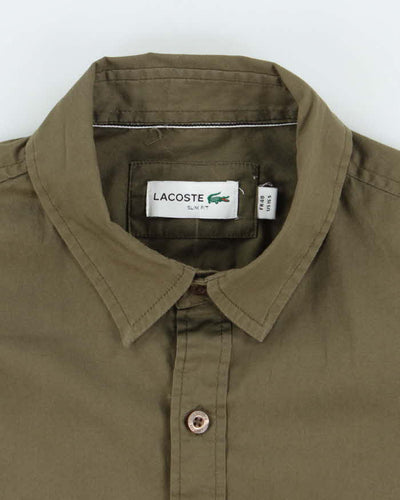 Vintage 2000's Lacoste Plain Button Up Shirt - M