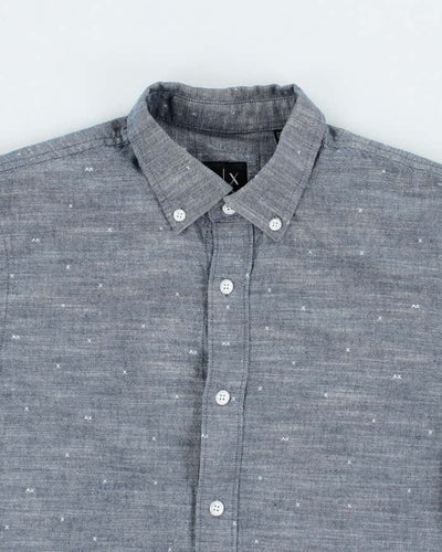 Vintage 2000's Armani Exchange Patterned Button Up Shirt - XS