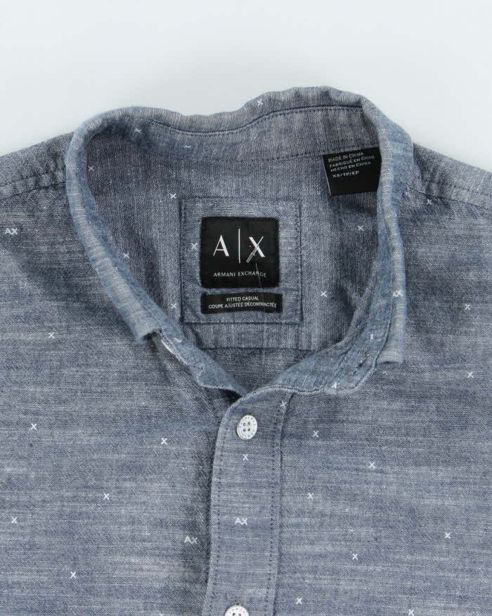 Vintage 2000's Armani Exchange Patterned Button Up Shirt - XS