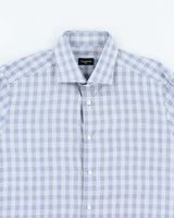 Vintage Ermenegildo Zegna Checked Long Sleeve Shirt - L