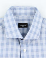 Vintage Ermenegildo Zegna Checked Long Sleeve Shirt - L
