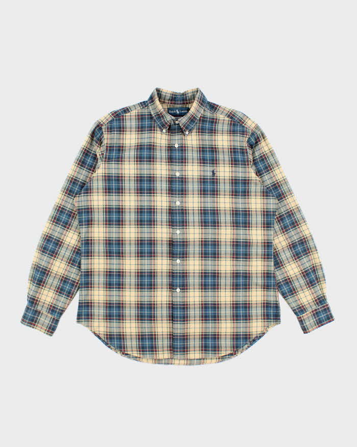 Vintage Ralph Lauren Checked Long Sleeve Shirt - L