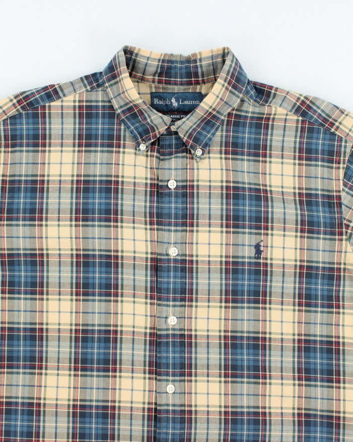 Vintage Ralph Lauren Checked Long Sleeve Shirt - L