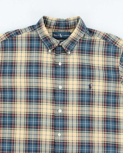 Vintage Ralph Lauren Checked Long Sleeve Shirt - L